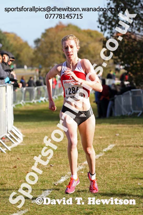 Junior women, 2016 National Cross Cpuntry Relays, Berry Hill Park, Mansfield. Photo: David T. Hewitson/Sports for All Pics